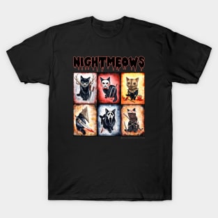 Nightmeows - Contemporary Horror Cats T-Shirt